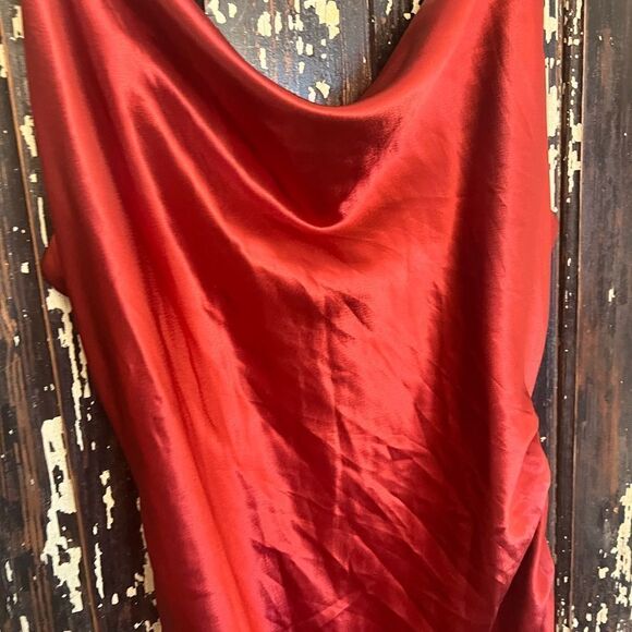 Women’s EUC Sweet Generis Satin Convertible Dress. Size L. - Picture 3 of 8